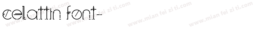 celattin font字体转换
